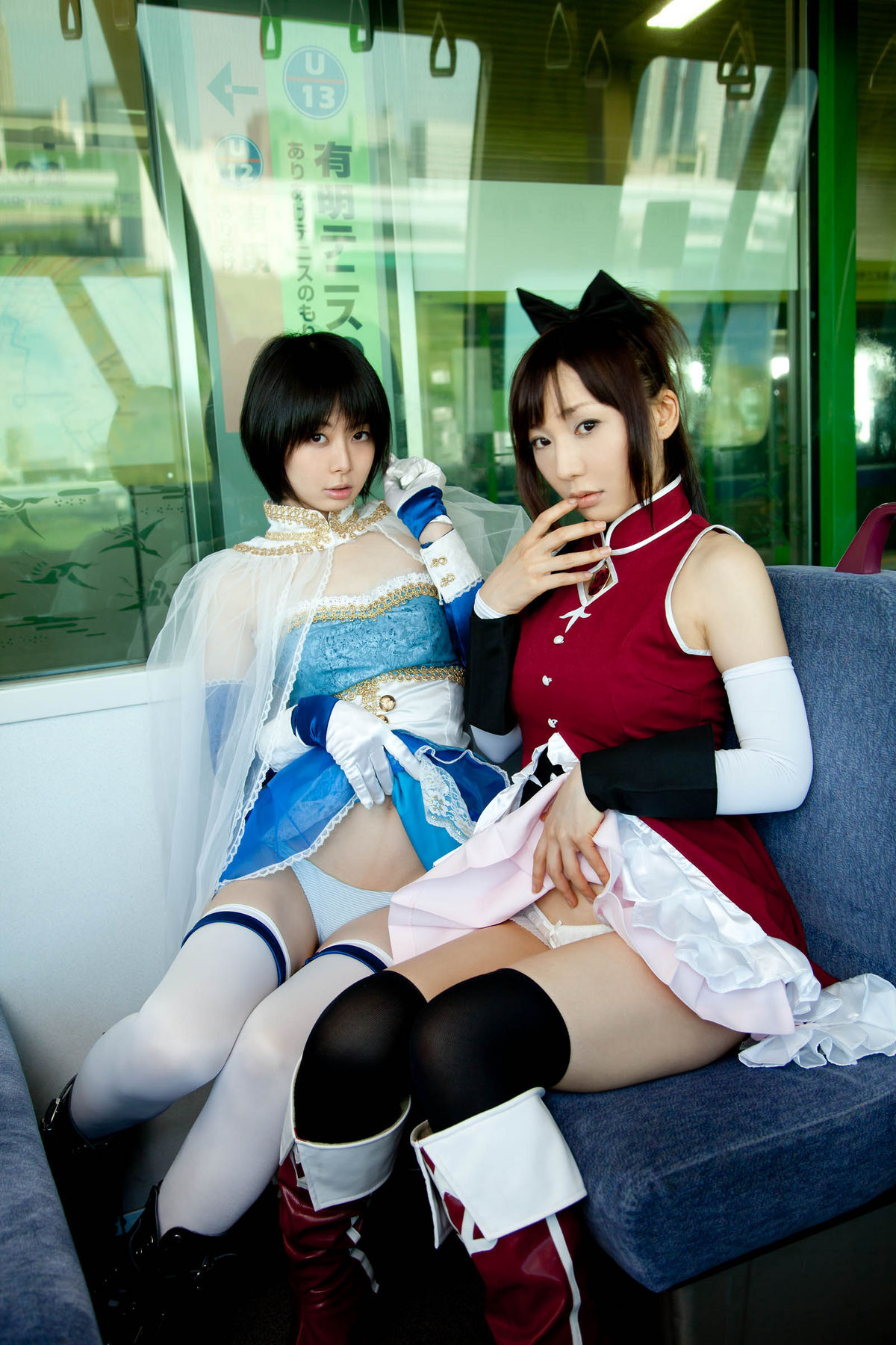 (C80) (コスプレ)   Sayaka and Kyoko  CosPlay制服诱惑套图